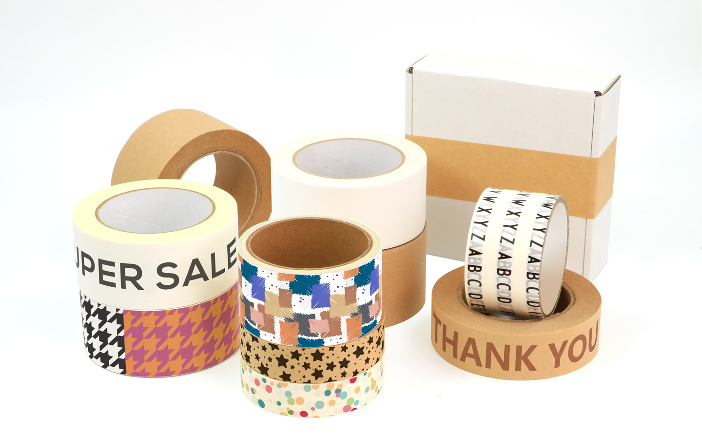 custom print kraft tape