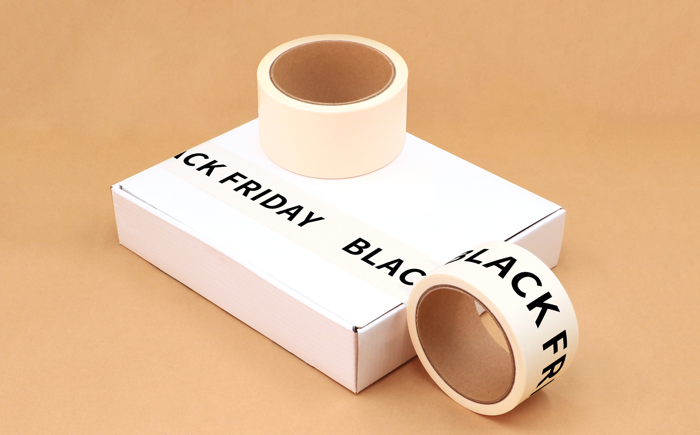  White Self Adhesive Paper Tape With Rubber Glue